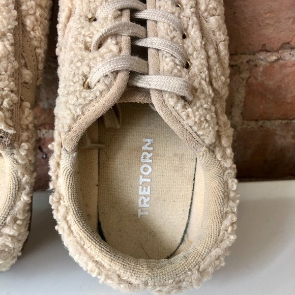 TRETORN Women's Faux Fur Sherpa Teddy Fleece Sneaker Nylite18plus  | Size 6.5 - Picture 9 of 11
